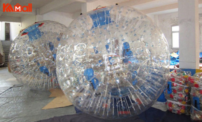 mini zorb ball gives child fun